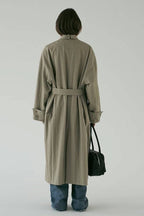 Oversized Stand Collar Long Casual Overcoat