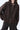 Brown Faux Leather Relaxed Jacket Secondary image