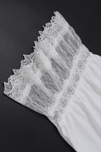 Lace Trim Relaxed Fit Boho Pants