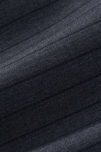Elegant Striped Notch Blazer