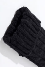Cable Knit Chunky Slouchy Boot Leg Warmers