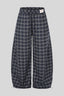 Plaid Baggy Barrel Leg Streetwear Pants
