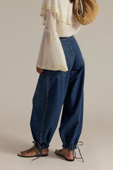 Mid Rise Tapered Vintage Relaxed Jeans