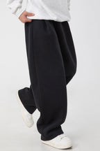 Heavyweight Pleated Baggy Straight Leg Sweatpants