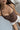 Brown Matte Stretch Crop Halter Top Secondary image