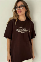 Cotton Loose Fit Casual Short Sleeve Tee