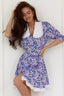Sweet Doll Collar Short Sleeve Mini Floral Dress
