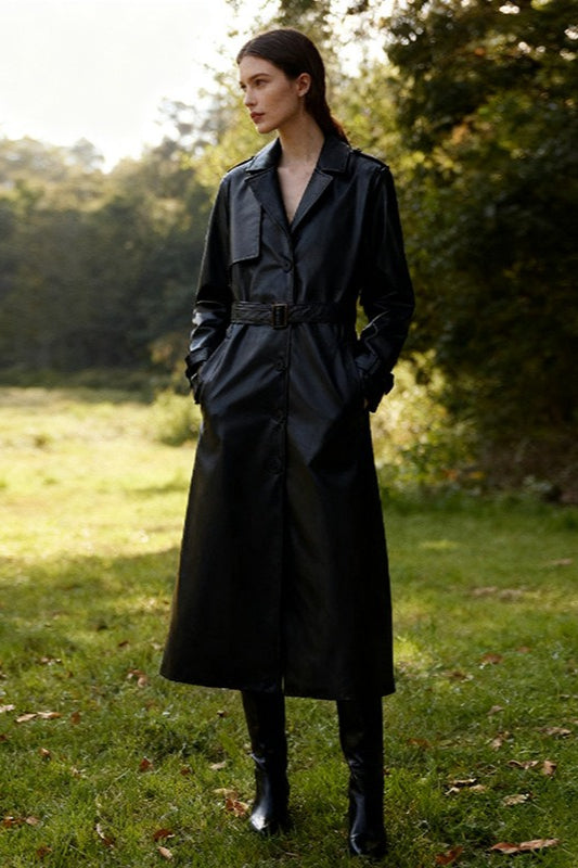 Vintage Style Single Breast Belted Overcoat Secondary image