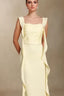 Elegant U Neck Sash Maxi Mermaid Prom Dress