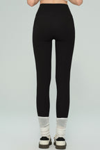 High-Waisted Fleece Lined Sculpting Leggings
