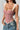 Red Plaid Boned Wide Strap Tank Top Secondary image