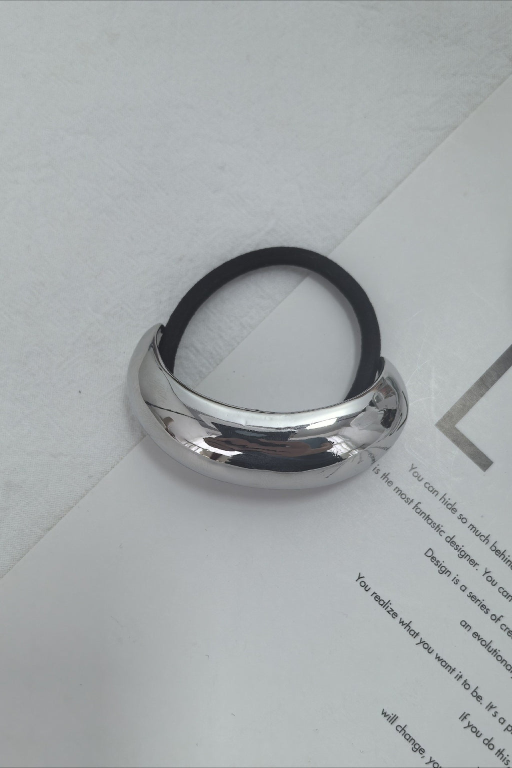 Sphere Metallic U-Loop Hair Cuff