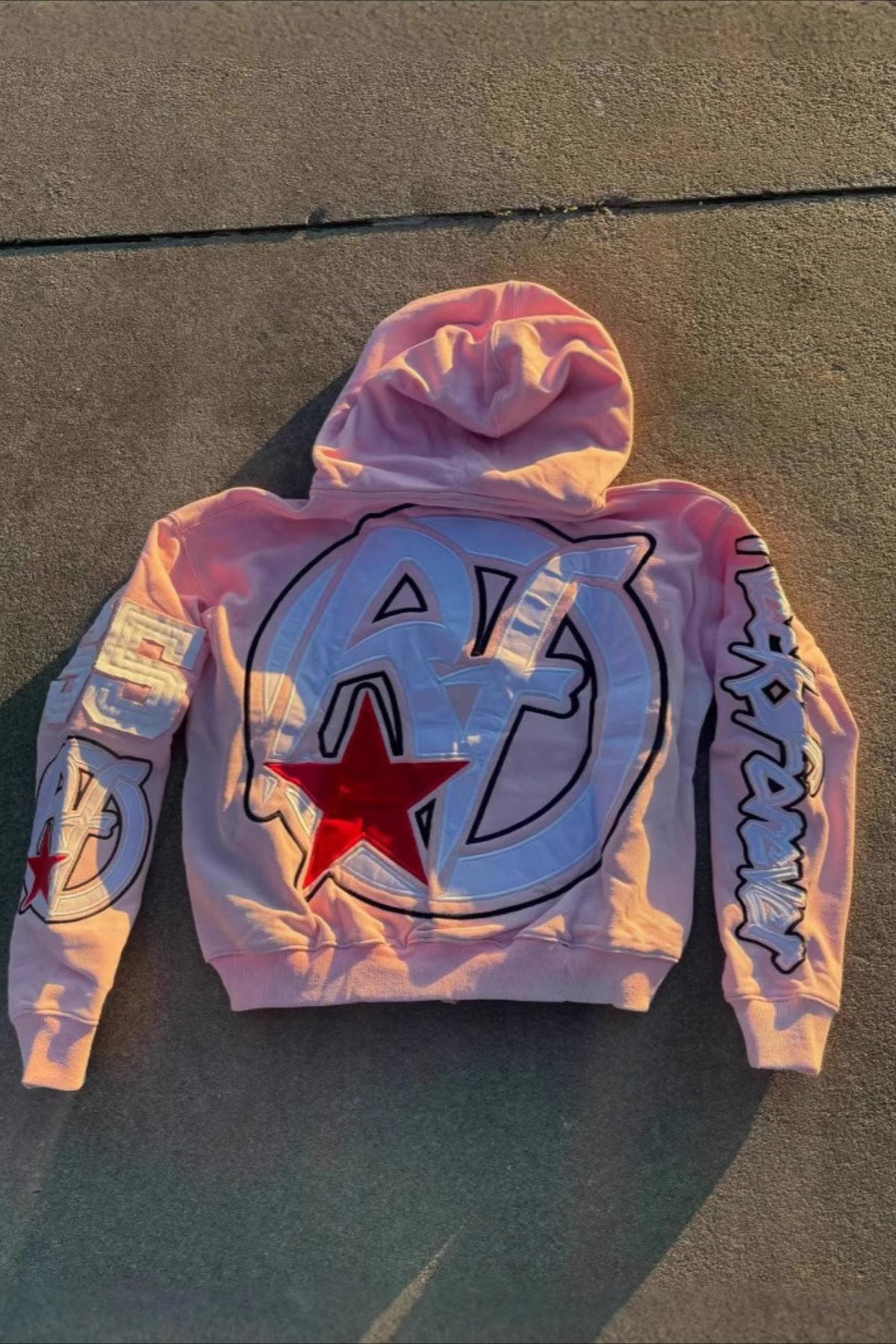 Racing Graphic Zip Up Hoodie