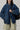 Stand Collar Washed Denim Utility Jacket Secondary image