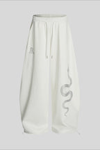 Two Tone Straight Leg Sweatpants