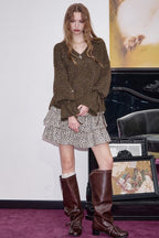 V Neck Long Sleeve Relaxed Sweater