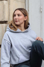 Studded Oversized Pullover Hoodie
