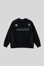 Racing Typography Graphic Piped Oversized Sweatshirt