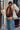 Polka Dot Color Block Backless Halter Crop Top Secondary image