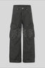 Studded Pocket Wide Leg Cargo Pants