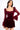 Velvet Bell Sleeve Bodycon Dress Secondary image