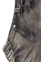 Stacked Wash Slim Flare Jeans