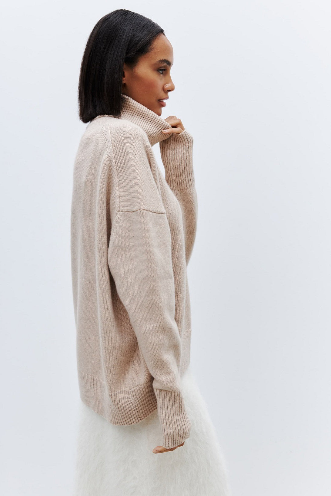 Anti Pilling Loose Turtleneck Sweater