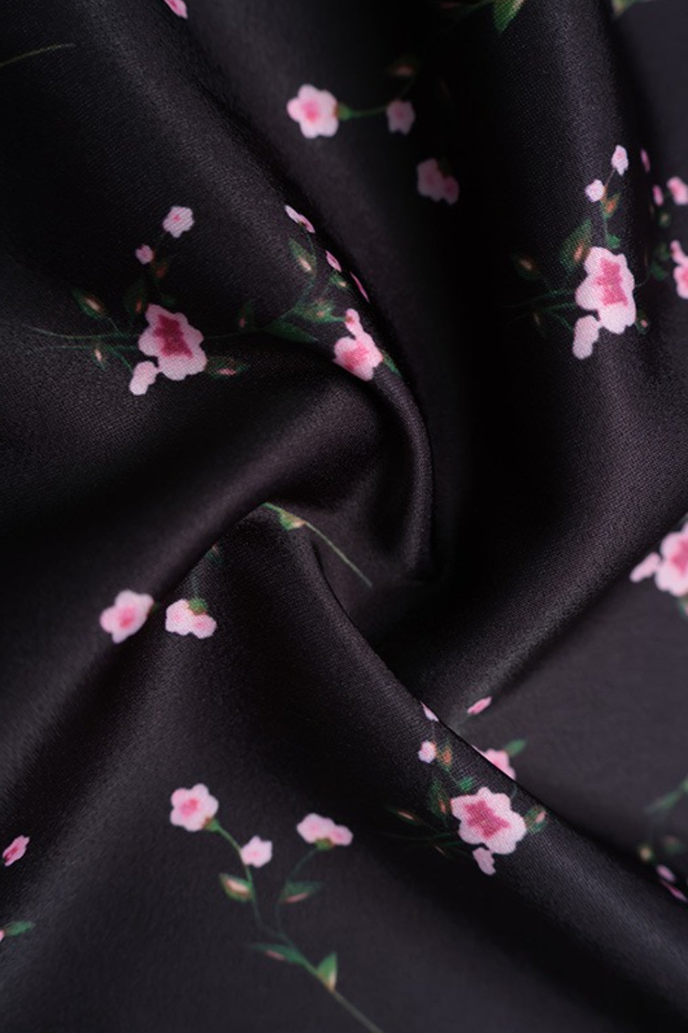 Button Front Floral Long Sleeve Blouse Skirt Set
