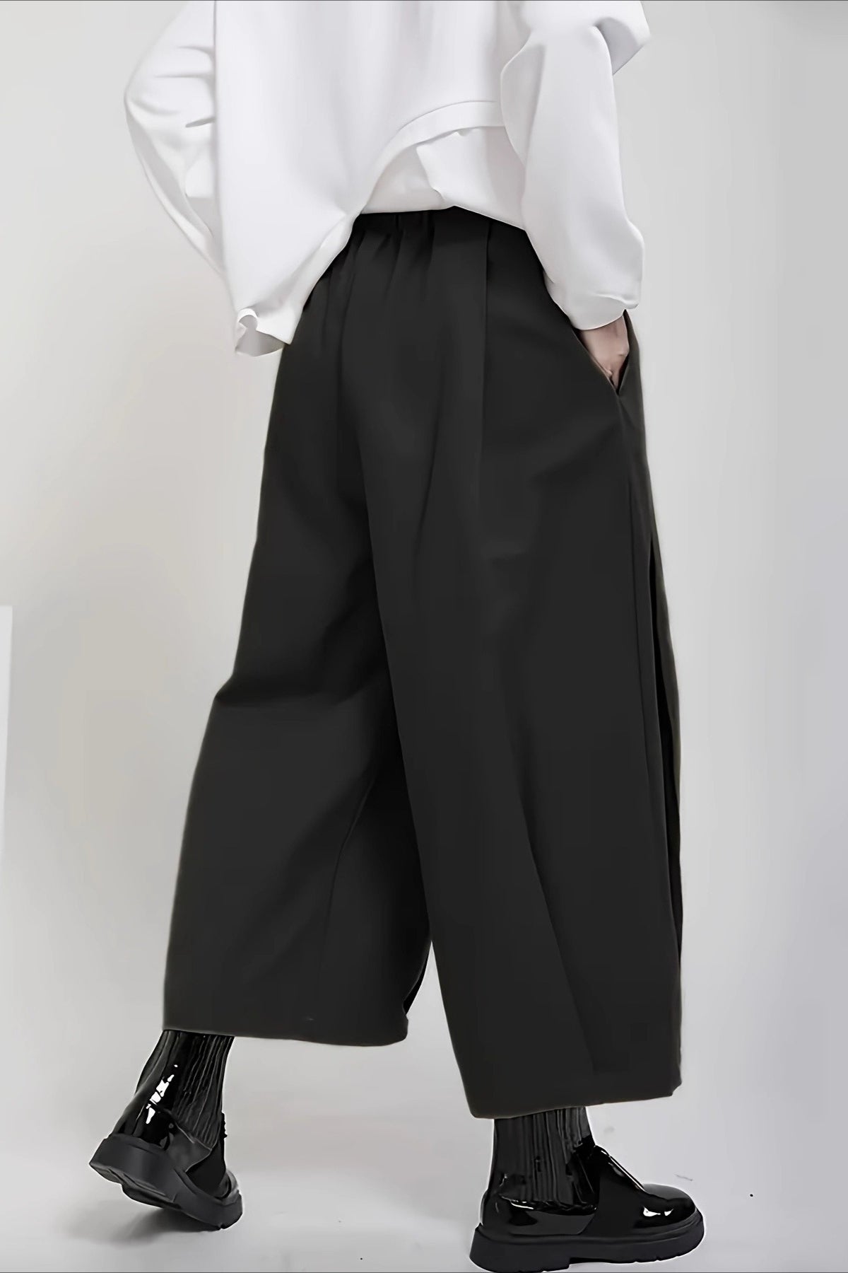 High Waist Balloon Wide Leg Pants