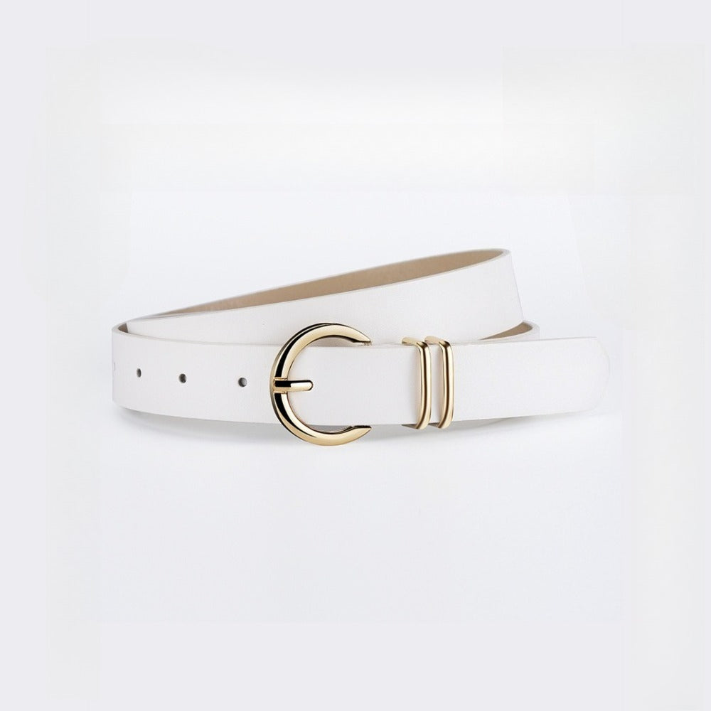 Minimal Double Ring Buckle Belt Main image