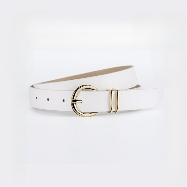 Minimal Double Ring Buckle Belt Main image