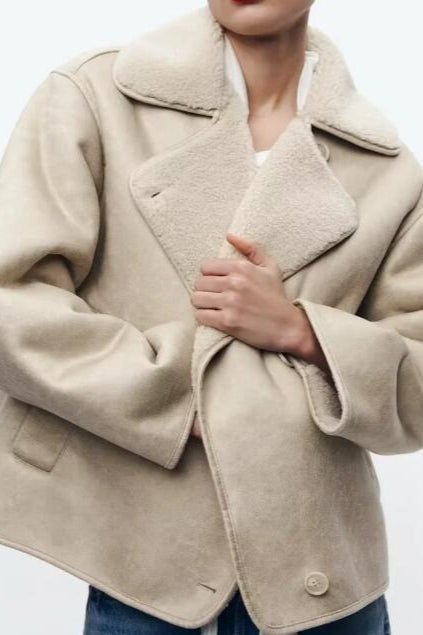 Double-Faced Shearling Jacket Secondary image