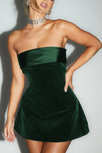 Backless Bustier Fitted Mini Dress