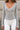 Lace Trim Deep V Ribbed Long Sleeve Tee Secondary image