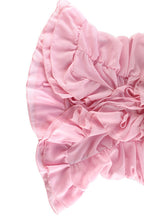 Bishop Sleeve Off Shoulder Blouse Layered Ruffle Skirt Set
