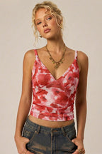 Bodycon Strap Beachwear Cropped Cami Top