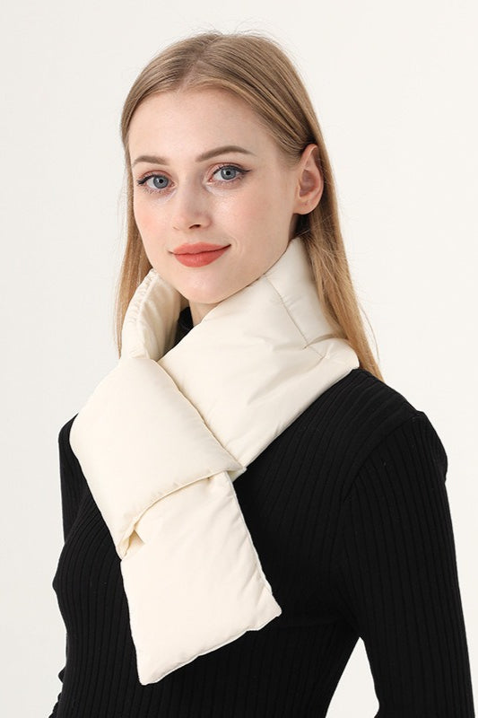 Thick Ribbed Long Neck Warmer Scarf Main image