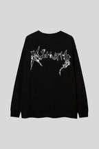 Angel Wings Typography Graphic Oversized Sweatshirt