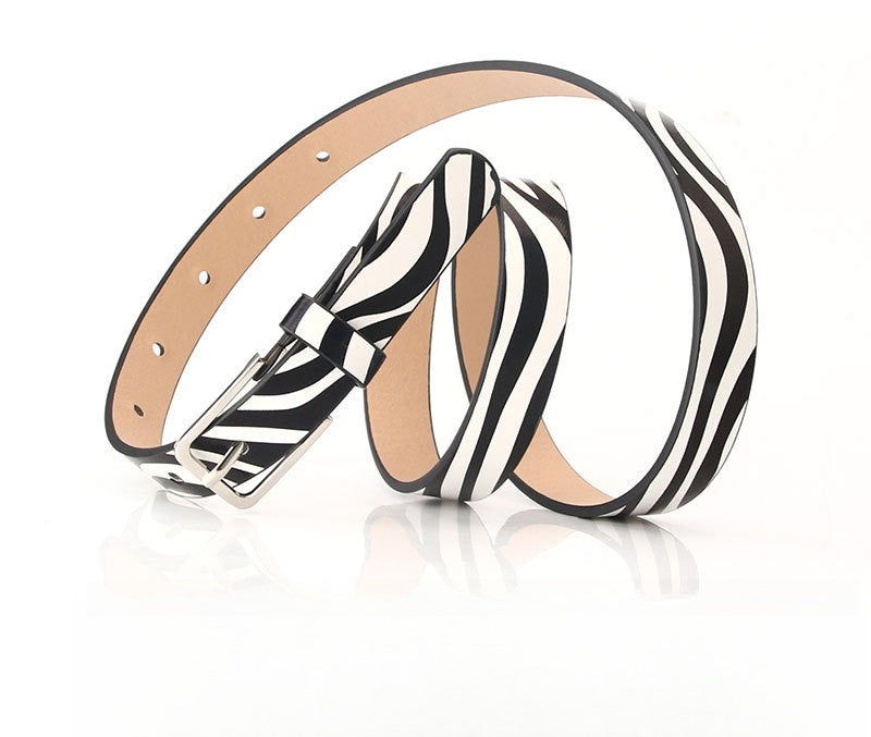 Animal Print Slim Fashion Belt