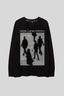 Shadow Figure Star Graphic Oversized Sweatshirt