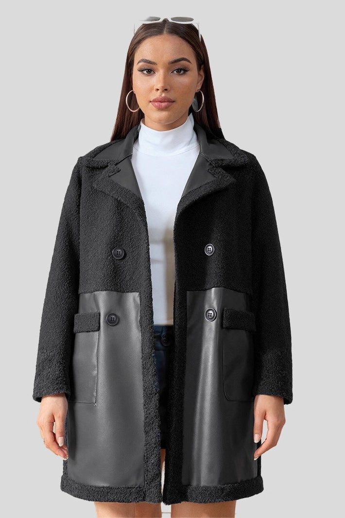 Vintage Plush Lined Reversible Overcoat Main image