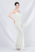 Elegant Sequin Cami Maxi Dress