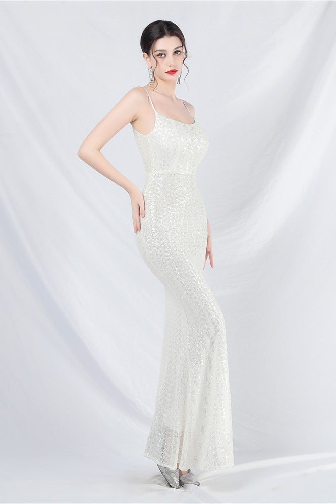 Elegant Sequin Cami Maxi Dress