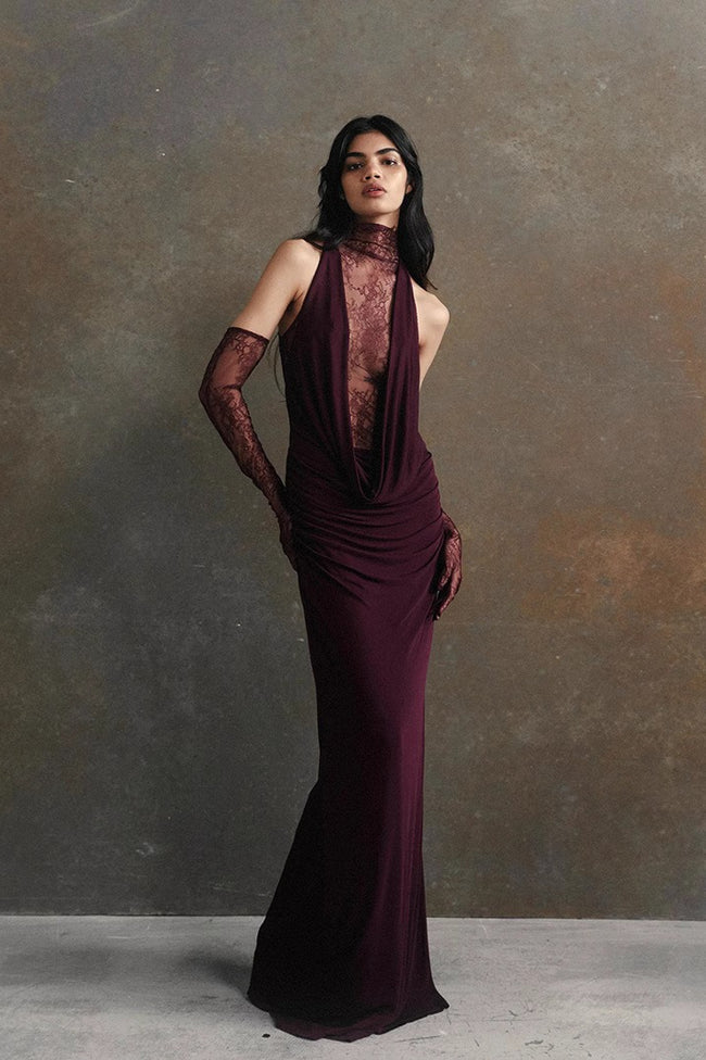 Sexy Cut Out Bodycon Maxi Dress Main image