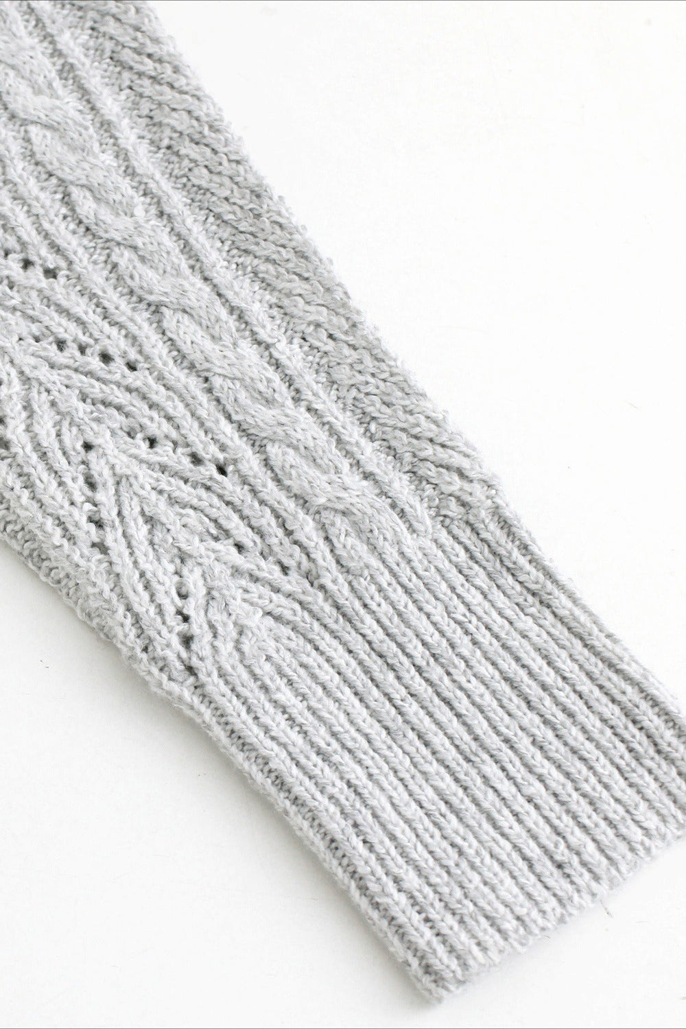 Solid Color Long Sleeve Knit Sweater Dress