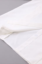 Elegant Structured Shoulder Blouse