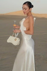 Chic Satin Maxi Slip Dress