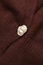 Vintage Button V Neck Knit Cardigan
