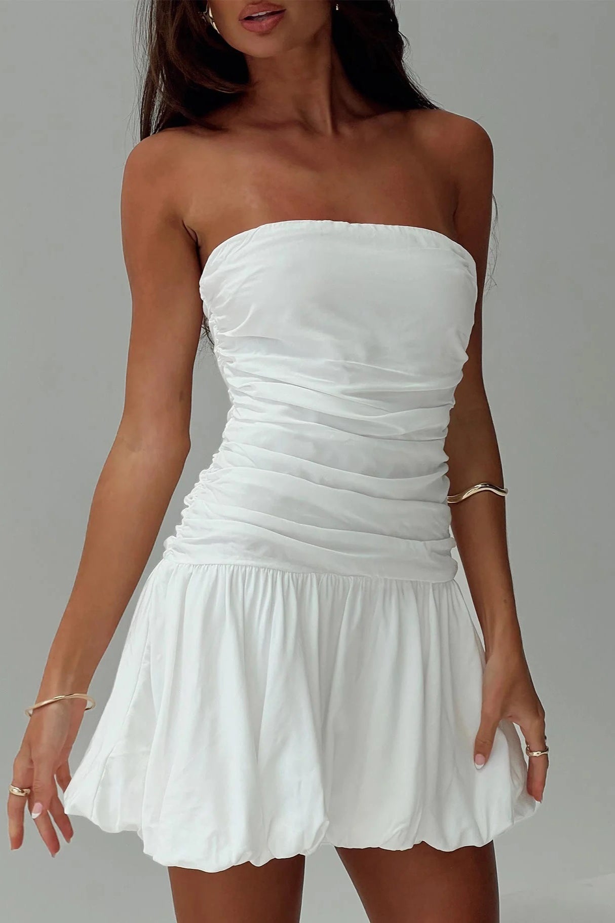Strapless Bodycon Mini Party Dress Secondary image