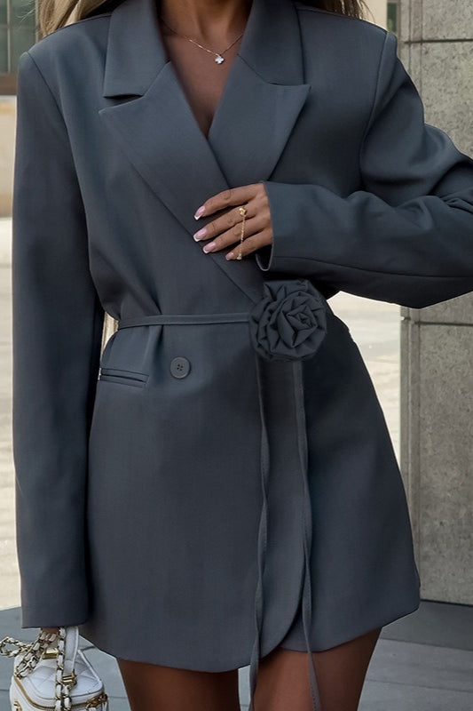 Elegant Floral Blazer Secondary image
